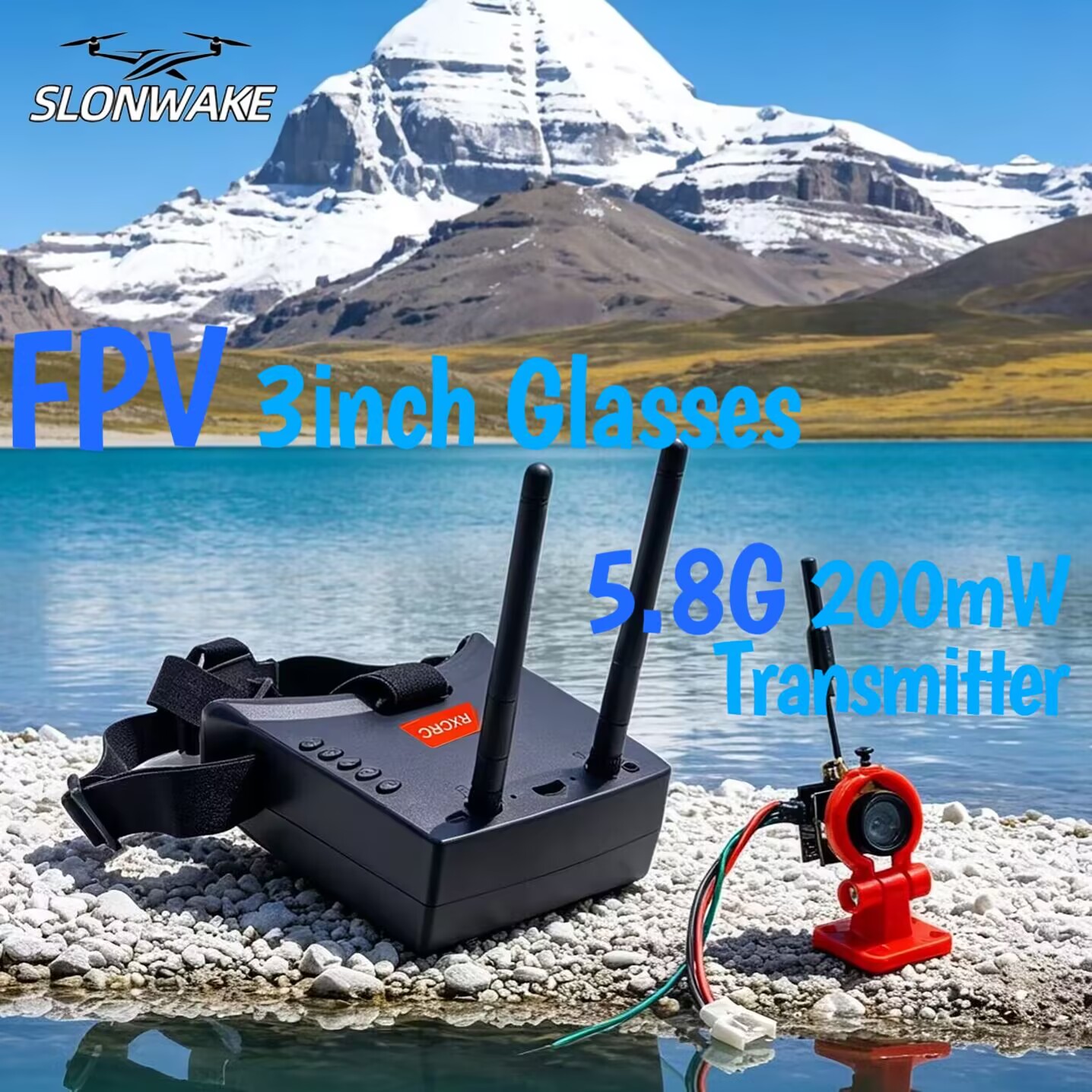 SLONWAKE 5.8G Analog VTX Trans - đánh giá và giá Drone Racing Vtx